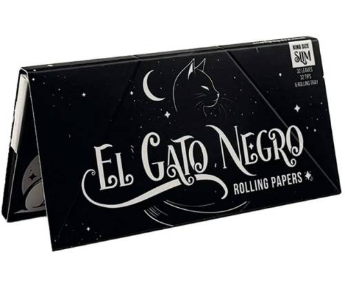 El Gato Negro Συλλεκτικά Premium Χαρτάκια - Μαύρο Χαρτάκι KS Slim & Tips - Τιμή: 2,70€