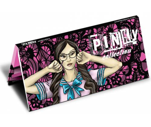 Snail Συλλεκτικά Χαρτάκια «Συλλογή Pinky» - Naughty School Girl | Ροζ KS Slim & Tips 32φ. - Τιμή: 2,95€