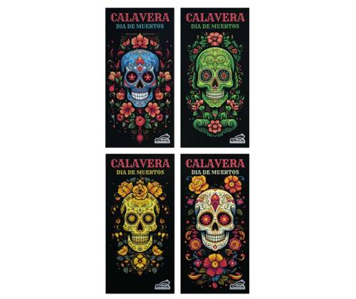 Snail Συλλεκτικά Χαρτάκια «Συλλογή Calavera» - Yellow Skull | KS Slim & Tips - Τιμή: 2,95€