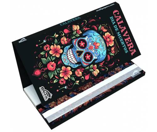 Snail Συλλεκτικά Χαρτάκια «Συλλογή Calavera» - Blue Skull | KS Slim & Tips - Τιμή: 2,95€