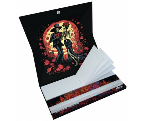 Snail Συλλεκτικά Χαρτάκια «Συλλογή Calavera» - White Skull | KS Slim & Tips - Τιμή: 2,95€