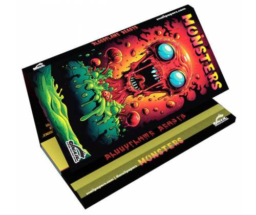 Snail Συλλεκτικά Χαρτάκια «Συλλογή Monsters» - Red | KS Slim & Tips - Τιμή: 2,95€