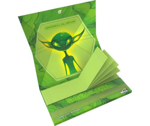 Snail Συλλεκτικά Χαρτάκια «Συλλογή Green Aliens» - Design #1 | KS Slim & Tips - Τιμή: 2,95€