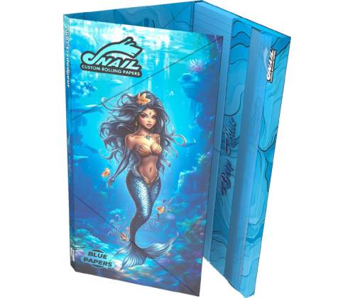 Snail Συλλεκτικά Χαρτάκια «Συλλογή Deep Blue» - Design #2 | KS Slim & Tips - Τιμή: 2,95€