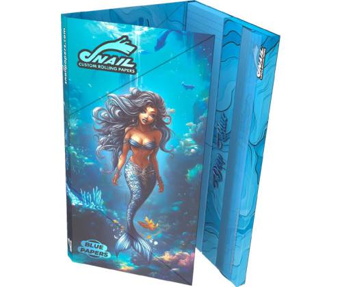 Snail Συλλεκτικά Χαρτάκια «Συλλογή Deep Blue» - Design #4 | KS Slim & Tips - Τιμή: 2,95€