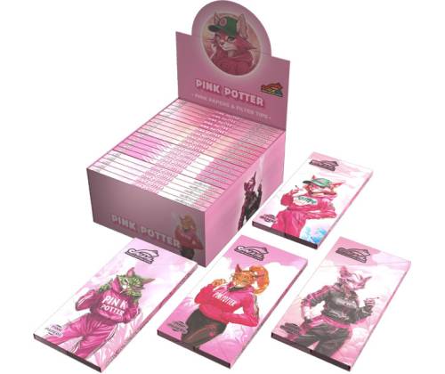 Snail Συλλεκτικά Χαρτάκια «Συλλογή Pink Potter» - Pink #1 | KS Slim & Tips - Τιμή: 2,95€