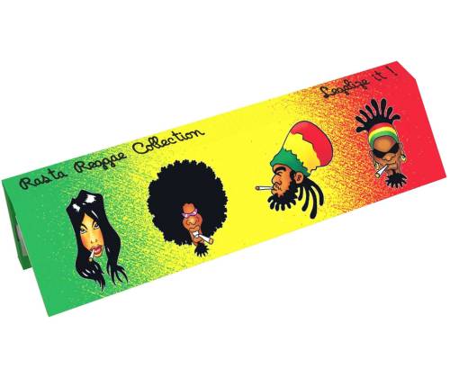 Snail Συλλεκτικά Χαρτάκια «Συλλογή Rasta Reggae» - Design #1 | KS Slim & Tips - Τιμή: 2,20€