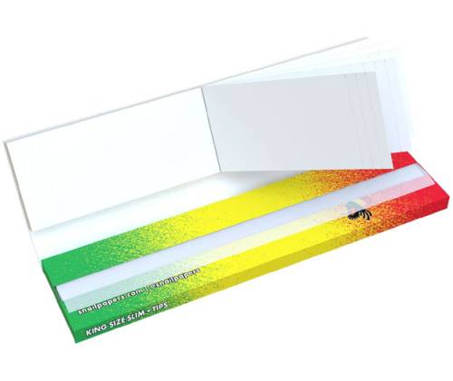 Snail Συλλεκτικά Χαρτάκια «Συλλογή Rasta Reggae» - Design #1 | KS Slim & Tips - Τιμή: 2,20€