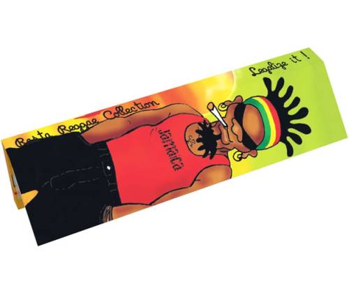 Snail Συλλεκτικά Χαρτάκια «Συλλογή Rasta Reggae» - Design #4 | KS Slim & Tips - Τιμή: 2,20€