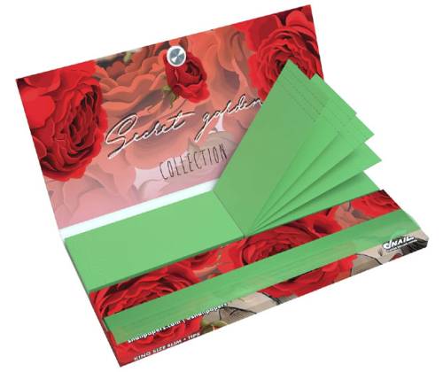 Snail Συλλεκτικά Χαρτάκια «Συλλογή Secret Garden» - Design #1 | KS Slim & Tips - Τιμή: 2,95€