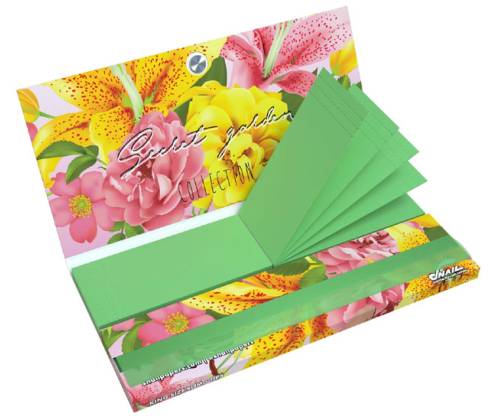 Snail Συλλεκτικά Χαρτάκια «Συλλογή Secret Garden» - Design #2 | KS Slim & Tips - Τιμή: 2,95€