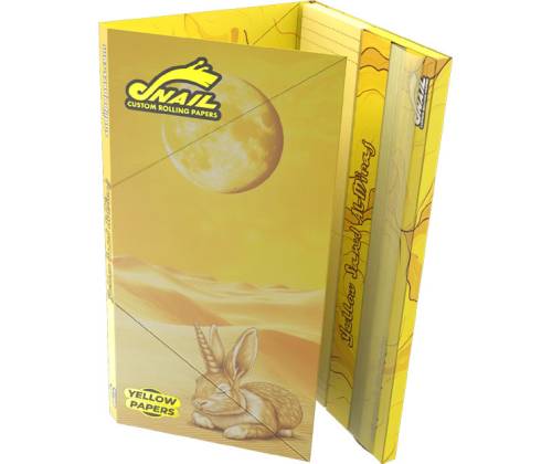 Snail Συλλεκτικά Χαρτάκια «Συλλογή Yellow Sand Al'Miraj» - Yellow #1 | KS Slim & Tips - Τιμή: 2,95€