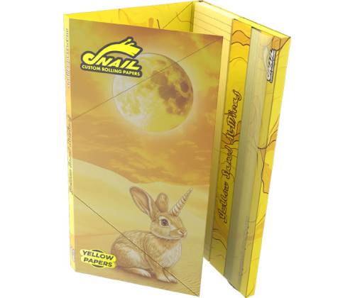 Snail Συλλεκτικά Χαρτάκια «Συλλογή Yellow Sand Al'Miraj» - Yellow #4 | KS Slim & Tips - Τιμή: 2,95€