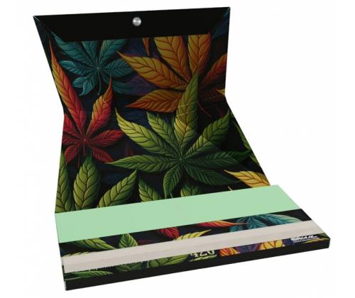 Snail Συλλεκτικά Χαρτάκια «Συλλογή 420» - Gold Frame | KS Slim & Tips - Τιμή: 2,95€