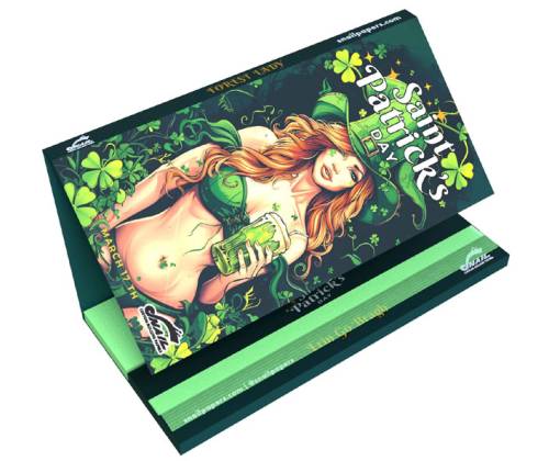 Snail Συλλεκτικά Χαρτάκια «Συλλογή St. Patrick's Day» - Design #1 | KS Slim & Tips - Τιμή: 2,95€