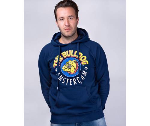 The Bulldog Amsterdam Φούτερ Original Hoodie Navy Blue - Τιμή: 49,90€
