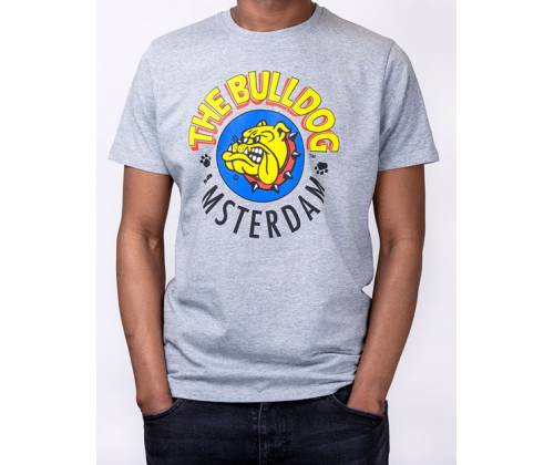 The Bulldog Amsterdam Μπλουζάκι Original T-shirt Grey - Τιμή: 24,90€