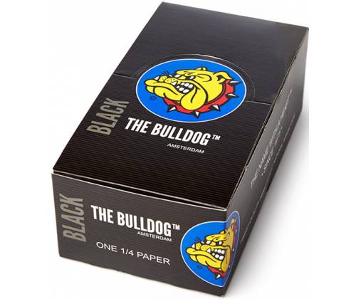 The Bulldog Rolling Papers - Black - 1¼ 50pcs -  Price: 50,00€