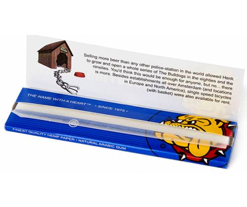 The Bulldog Χαρτάκια - Μπλε 32φ. - King Size 50τεμ. - Τιμή: 50,00€