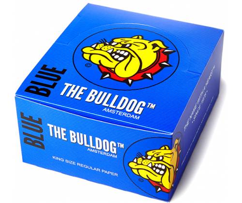 The Bulldog Χαρτάκια - Μπλε 32φ. - King Size 50τεμ. - Τιμή: 50,00€