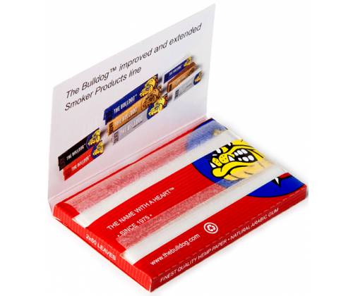 The Bulldog Χαρτάκια - Double 100φ. - Κόκκινο - Τιμή: 1,00€