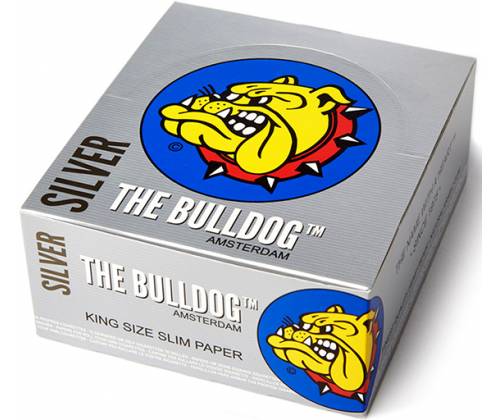 The Bulldog Χαρτάκια - Ασημί 33φ. - King Size Slim 50τεμ. - Τιμή: 60,00€