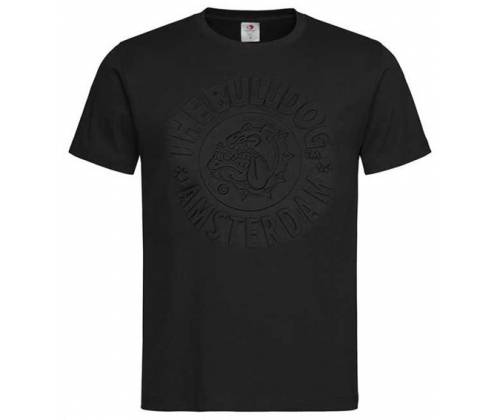The Bulldog Amsterdam Μπλουζάκι Original Embossed Black - Τιμή: 28,90€