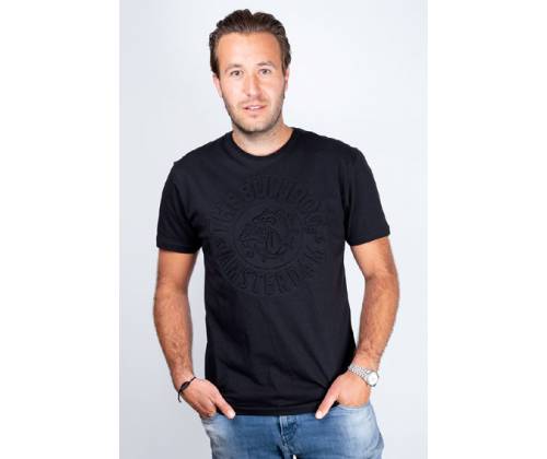 The Bulldog Amsterdam Μπλουζάκι Original Embossed Black - Τιμή: 28,90€