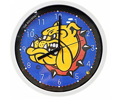 The Bulldog Amsterdam Ρολόι Τοίχου 20x20cm- Aluminium Wall Clock -  Price: 22,90€