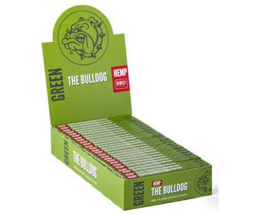 The Bulldog Χαρτάκια - Πράσινο 50φ. - 1¼ 25τεμ. - Τιμή: 25,00€