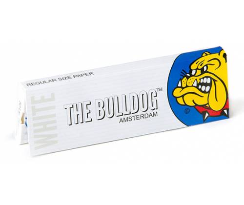 The Bulldog Χαρτάκια 50φ. - Ασπρο 25τεμ. -  Price: 12,50€