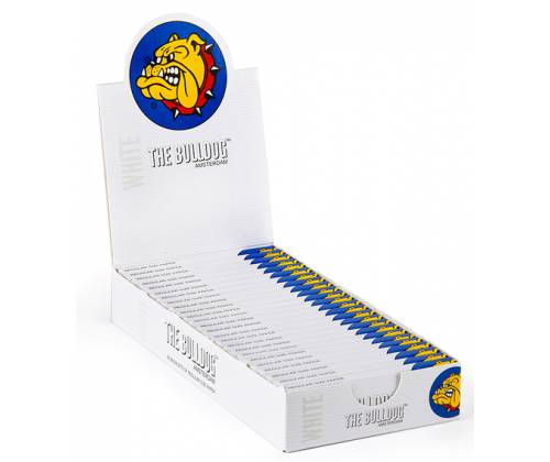 The Bulldog Χαρτάκια 50φ. - Ασπρο 25τεμ. -  Price: 12,50€