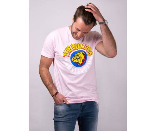 The Bulldog Amsterdam Μπλουζάκι Original T-shirt Pink - Τιμή: 24,90€