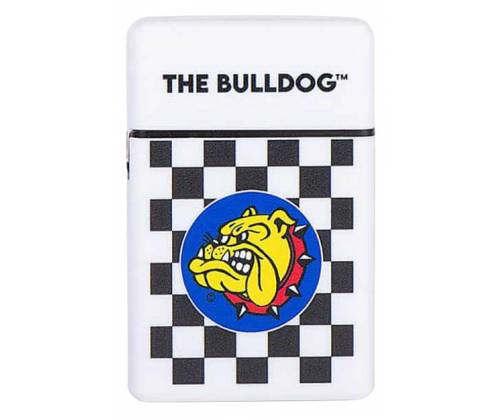 The Bulldog Amsterdam X-Zentas JetFlame Αντιανεμικός Αναπτήρας - Checkered (White) - Τιμή: 6,20€