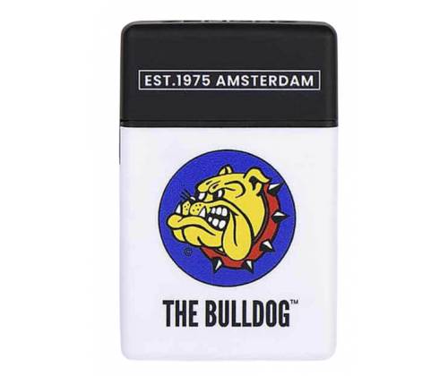 The Bulldog Amsterdam X-Zentas JetFlame Αντιανεμικός Αναπτήρας - Icon (White) - Τιμή: 6,20€