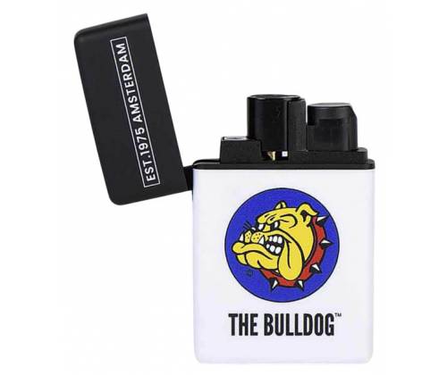 The Bulldog Amsterdam X-Zentas JetFlame Αντιανεμικός Αναπτήρας - Icon (White) - Τιμή: 6,20€