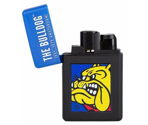 The Bulldog Amsterdam X-Zentas JetFlame Αντιανεμικός Αναπτήρας - Framed Logo (Black) - Τιμή: 6,20€