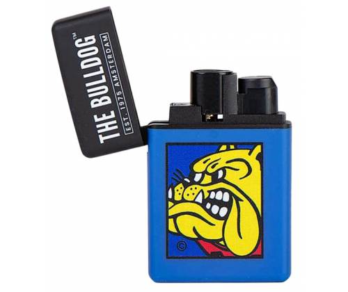 The Bulldog Amsterdam X-Zentas JetFlame Αντιανεμικός Αναπτήρας - Framed Logo (Blue) - Τιμή: 6,20€