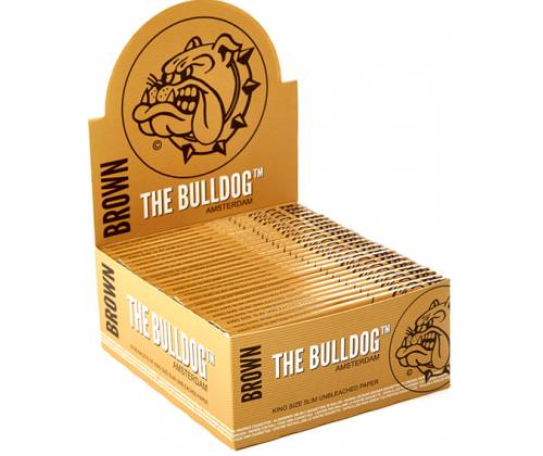 The Bulldog Χαρτάκια - Ακατέργαστο 33φ. - King Size Slim 50τεμ. - Τιμή: 60,00€