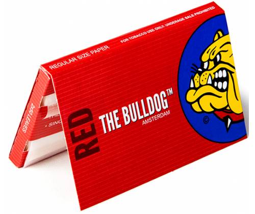 The Bulldog Χαρτάκια - Double 100φ. - Κόκκινο - Τιμή: 1,00€