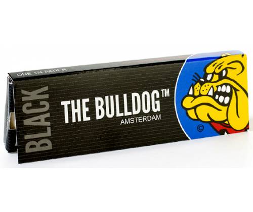 The Bulldog Χαρτάκια - Μαύρο 50φ.  - 1¼ - Τιμή: 1,00€