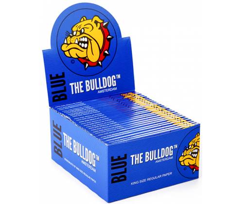 The Bulldog Χαρτάκια - Μπλε 32φ. - King Size 50τεμ. - Τιμή: 50,00€