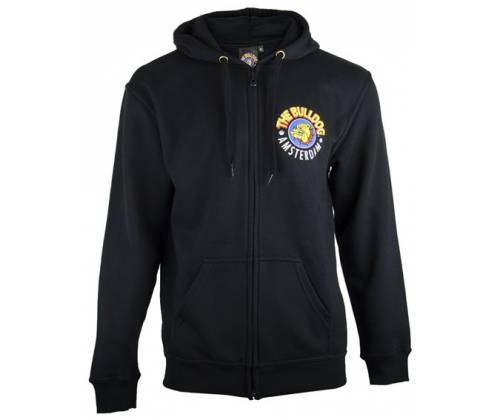 The Bulldog Amsterdam Φούτερ Original Zoodie με Φερμουάρ - Black -  Price: 64,90€