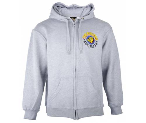 The Bulldog Amsterdam Φούτερ Original Zoodie με Φερμουάρ - Grey - Τιμή: 64,90€