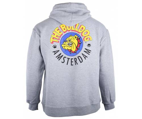 The Bulldog Amsterdam Φούτερ Original Zoodie με Φερμουάρ - Grey - Τιμή: 64,90€