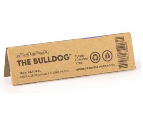 The Bulldog Χαρτάκια 32φ. - Natural - King Size Slim - Τιμή: 1,20€