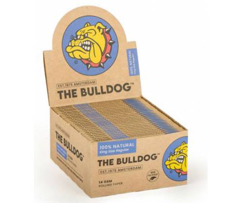 The Bulldog Χαρτάκια 32φ. - Natural - King Size Slim - Τιμή: 1,20€