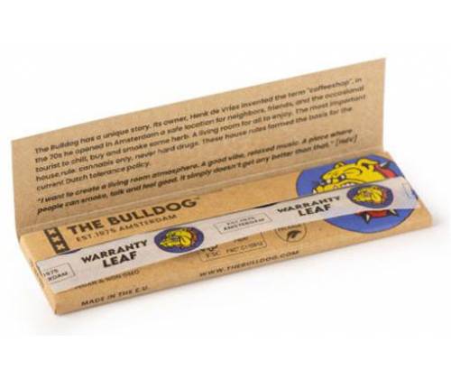 The Bulldog Χαρτάκια 32φ. - Natural - King Size Slim - Τιμή: 1,20€