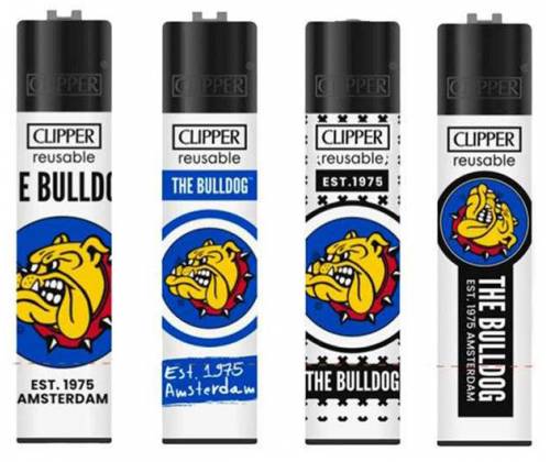 The Bulldog Amsterdam Αναπτήρας Clipper Original - Patern 01 - Τιμή: 1,70€