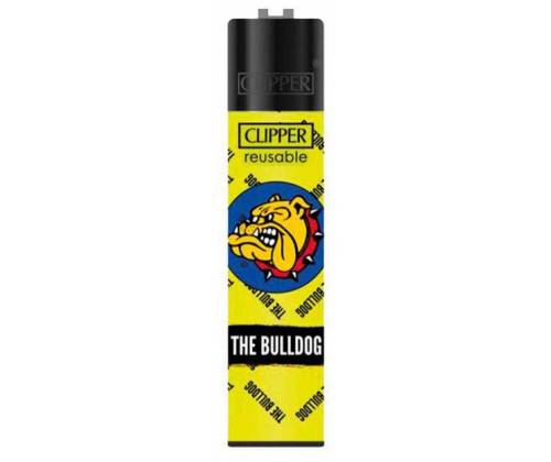 The Bulldog Amsterdam Clipper Patterns Lighter - Yellow -  Price: 1,70€